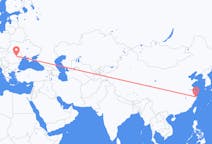 Flyreiser fra Ningbo, Kina til Bacău, Romania