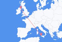 Flyrejser fra Trapani, Italien til Belfast, Nordirland