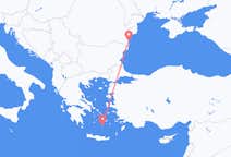 Vols depuis la ville de Constanța vers la ville de Santorin