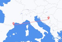 Flüge von Perpignan, Frankreich nach Tuzla, Bosnien und Herzegowina