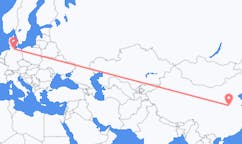 Flyg från Zhengzhou, Kina till Lübeck, Tyskland