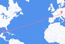 Flyreiser fra Cancún, Mexico til Salzburg, Østerrike