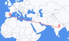 Flyrejser fra Raipur, Indien til Murcia, Spanien