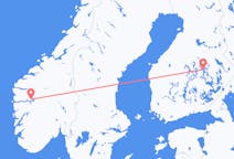 Flights from Sogndal, Norway to Kuopio, Finland