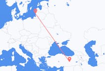 Flyreiser fra Palanga, Litauen til Elazig, Tyrkia