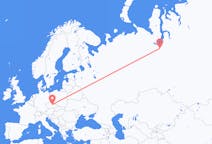 Flights from Nadym, Russia to Pardubice, Czechia