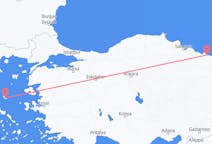 トルコのオルドゥからから、ギリシャのスキロスまでのフライト