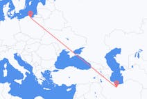 Flyg från Teheran till Gdańsk