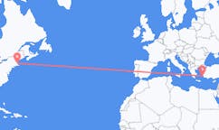 Flyreiser fra Boston, USA til Leros, Hellas
