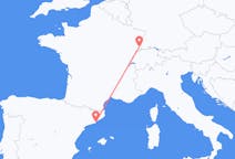 Flyreiser fra Mulhouse, Sveits til Barcelona, Spania