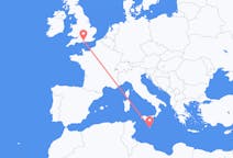 Flights from Southampton, England to Valletta, Malta
