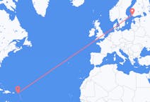 Vluchten van Lagere Prinsenwijk, Sint-Maarten naar Turku, Finland