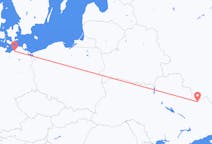 Vols depuis la ville de Kharkiv vers la ville de Rostock