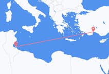 Flyg från Djerba till Antalya