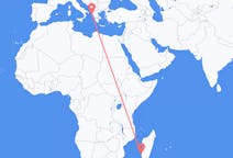 Flights from Toliara, Madagascar to Corfu, Greece