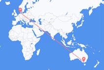 Flyg från Melbourne, Australien till Westerland, Tyskland