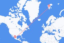 Flyg från Guadalajara, Mexiko till Svalbard, Svalbard och Jan Mayen