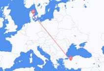 Flights from Eskişehir, Turkey to Aarhus, Denmark
