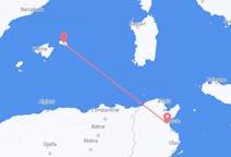 Vols d’Enfidha, Tunisie vers Mahón, Espagne