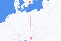 Flyg från Zagreb, Kroatien till Karlskrona, Sverige