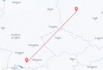 Flights from Pozna?, Poland to Memmingen, Germany
