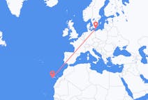 Flights from Valverde, Spain to Bornholm, Denmark
