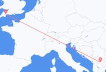 Loty z miasta Skopje do miasta Exeter