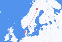 Flights from Arvidsjaur, Sweden to Esbjerg, Denmark