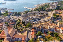 Flights from the city of Pula, Croatia to Europe
