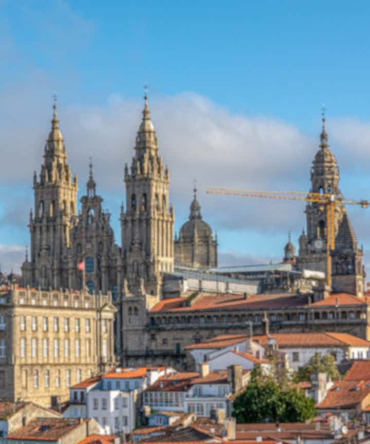 Flights from the city of Tartu to the city of Santiago de Compostela