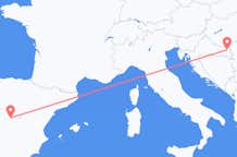 Loty z Osijek, Chorwacja do Madrytu, Hiszpania