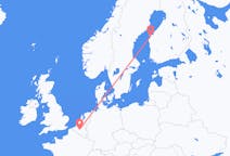出发地 芬兰出发地 瓦萨目的地 比利时布鲁塞尔的航班
