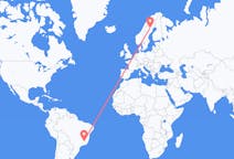 Flights from Belo Horizonte, Brazil to Arvidsjaur, Sweden