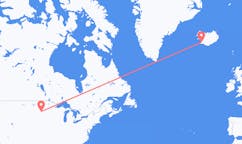 Loty z Aberdeen, Stany Zjednoczone do Reykjaviku, Islandia