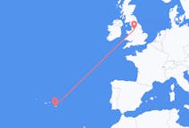 Flights from Ponta Delgada, Portugal to Manchester, England
