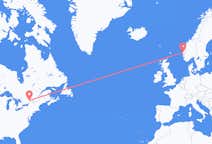 Flyrejser fra Ottawa til Bergen