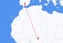 Vluchten van Abuja, Nigeria naar Malaga, Spanje