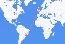 Flights from Florianópolis, Brazil to Birmingham, England