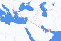 出发地 阿拉伯联合酋长国阿布扎比目的地 希腊塞萨洛尼基的航班