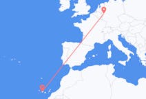 出发地 西班牙出发地 特内里费岛目的地 德国科隆的航班