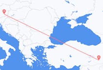 出发地 奥地利出发地 格拉茨目的地 土耳其巴特曼的航班