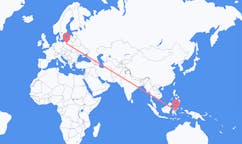Flyreiser fra Luwuk, Indonesia til Bydgoszcz, Polen