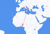 Flyreiser fra Benin by, Nigeria til Lamezia Terme, Italia