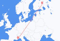 Flights from Nice, France to Joensuu, Finland