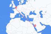 Flights from Jeddah to Paris