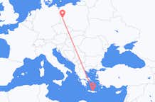 Vluchten van Zielona Góra, Polen naar Iraklion, Griekenland