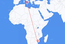 Flyrejser fra Maputo til Comiso