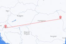 Flyreiser fra Zagreb, Kroatia til Iași, Romania