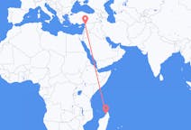出发地 马达加斯加貝島目的地 土耳其哈塔伊省的航班