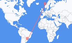 Flights from Porto Alegre, Brazil to Volda, Norway